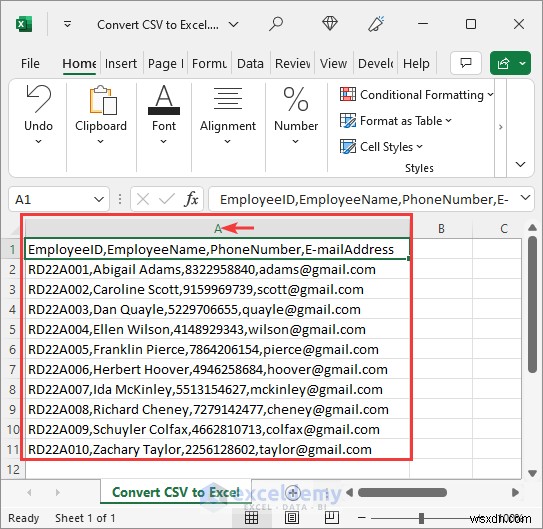 Dễ dàng chuyển đổi tệp CSV sang Excel – Hướng dẫn từng bước 
