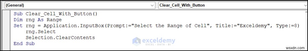 Dễ dàng xóa các ô Excel bằng nút một lần bấm:4 bước đơn giản 