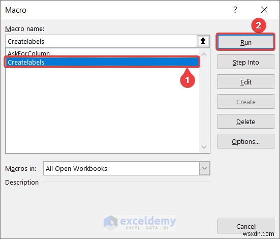 In Nhãn Trực tiếp từ Excel—Không cần Word 
