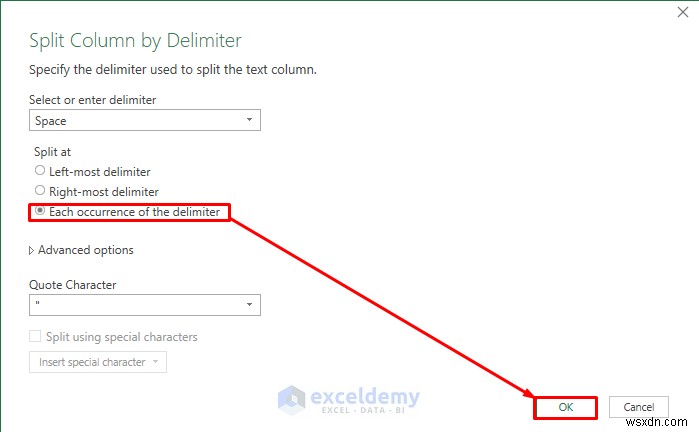 Tách cột Excel bằng Power Query:5 phương pháp dễ dàng, đã được chứng minh