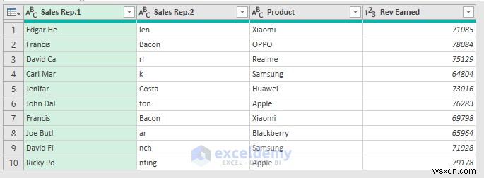 Tách cột Excel bằng Power Query:5 phương pháp dễ dàng, đã được chứng minh