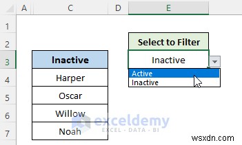 Hướng dẫn Excel:Ẩn hoặc hiển thị các cột bằng danh sách thả xuống 
