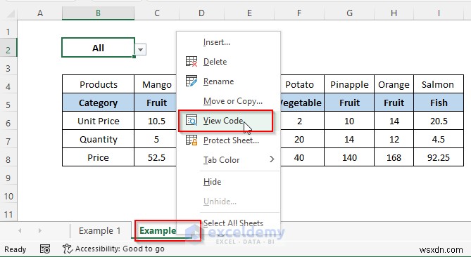 Hướng dẫn Excel:Ẩn hoặc hiển thị các cột bằng danh sách thả xuống 