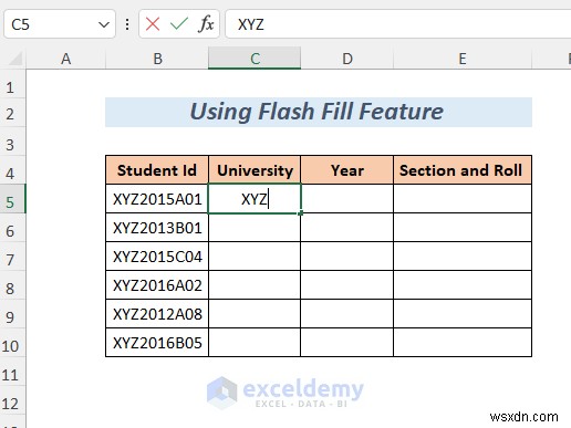 Tách chuỗi Excel thành thạo:8 phương pháp đã được chứng minh 