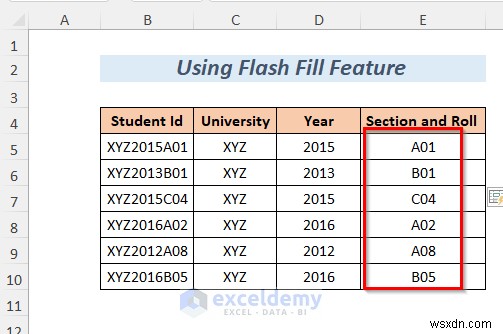Tách chuỗi Excel thành thạo:8 phương pháp đã được chứng minh 