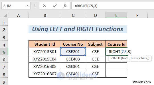 Tách chuỗi Excel thành thạo:8 phương pháp đã được chứng minh 