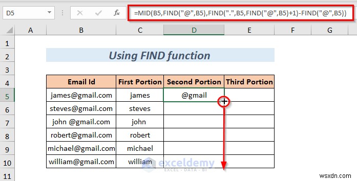 Tách chuỗi Excel thành thạo:8 phương pháp đã được chứng minh 