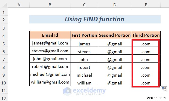 Tách chuỗi Excel thành thạo:8 phương pháp đã được chứng minh 