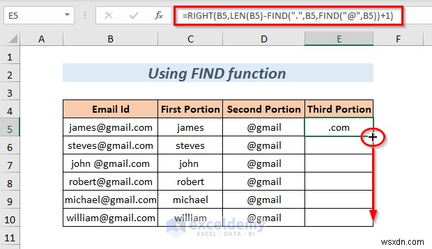Tách chuỗi Excel thành thạo:8 phương pháp đã được chứng minh 