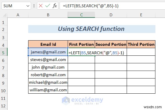 Tách chuỗi Excel thành thạo:8 phương pháp đã được chứng minh 