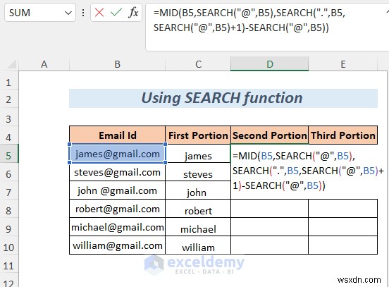 Tách chuỗi Excel thành thạo:8 phương pháp đã được chứng minh 