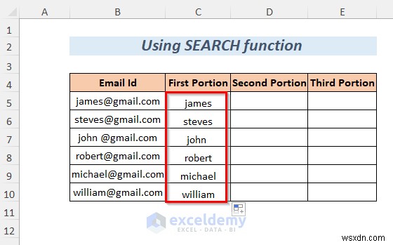 Tách chuỗi Excel thành thạo:8 phương pháp đã được chứng minh 