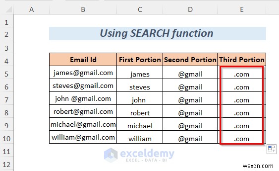 Tách chuỗi Excel thành thạo:8 phương pháp đã được chứng minh 