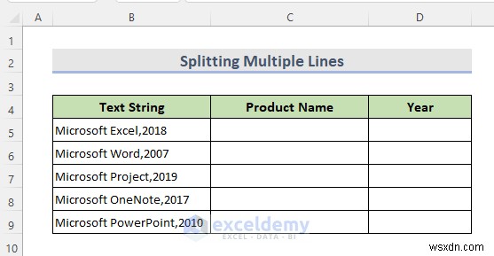 Master Excel:Chia một cột thành nhiều cột một cách dễ dàng