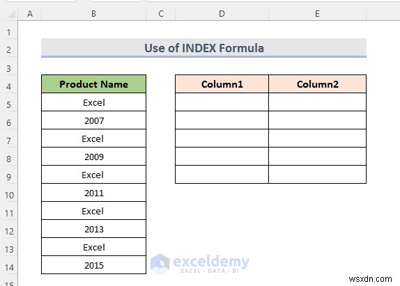 Master Excel:Chia một cột thành nhiều cột một cách dễ dàng