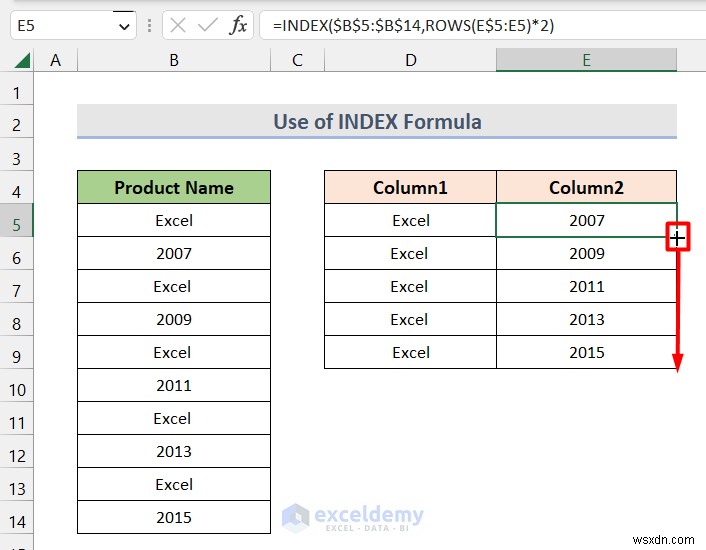 Master Excel:Chia một cột thành nhiều cột một cách dễ dàng