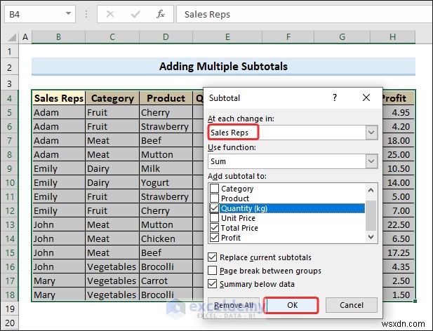 Tổng phụ Excel:7 kỹ thuật đã được chứng minh để tóm tắt dữ liệu chính xác 