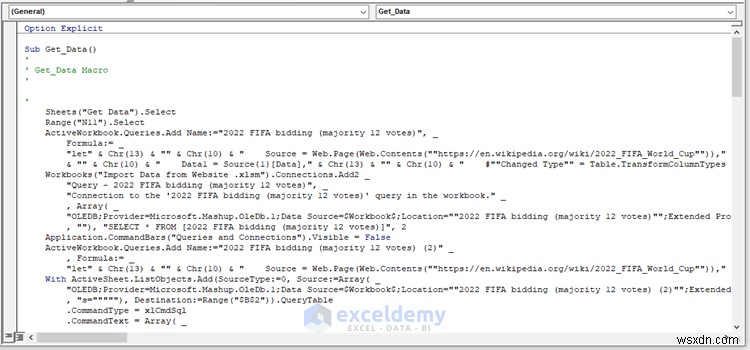 Truyền dữ liệu dễ dàng:2 phương pháp VBA đã được chứng minh để kéo dữ liệu trang web vào Excel 
