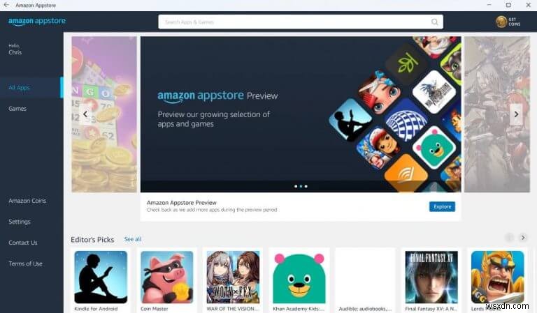 Cách cài đặt ứng dụng Android trên Windows 11:Hướng dẫn chính thức qua Amazon App Store 