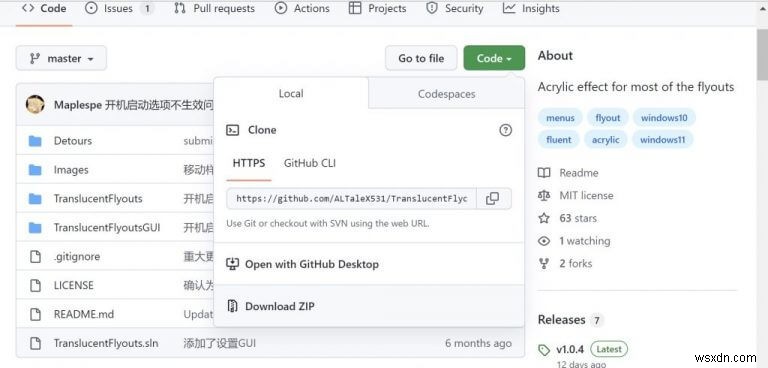 Tạo Menu ngữ cảnh trong suốt trong Windows 11:Hướng dẫn từng bước 