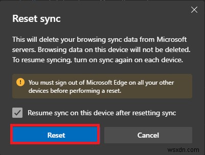 Xóa dữ liệu Microsoft Edge của bạn trên Windows 11:Tùy chọn đồng bộ hóa, đám mây và thiết bị 