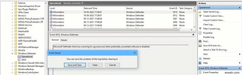 Hướng dẫn từng bước để xóa lịch sử bảo vệ của Microsoft Defender trên Windows11 