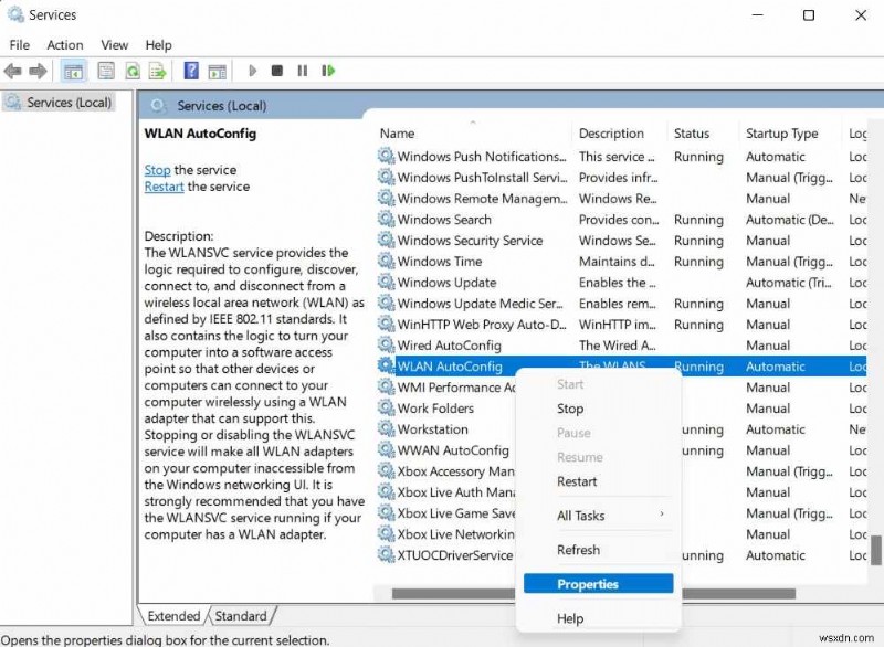 Giải quyết nhanh chóng lỗi dịch vụ  Windows Could Not Start the WLAN AutoConfig  