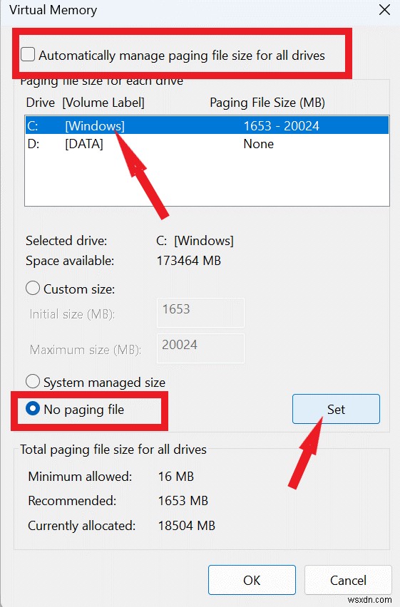 Đặt lại bộ nhớ ảo trên Windows 11:Khắc phục nhanh tình trạng chậm và gặp sự cố 