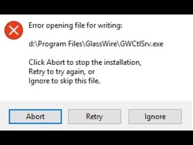 Khắc phục  Lỗi mở tệp để ghi  trên Windows - Hướng dẫn từng bước nhanh 