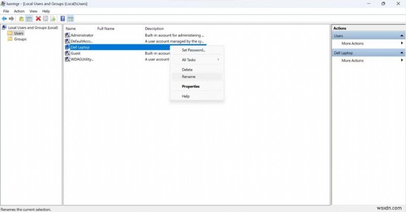 Hướng dẫn nhanh chóng và dễ dàng để thay đổi tên người dùng của bạn trong Windows 11 