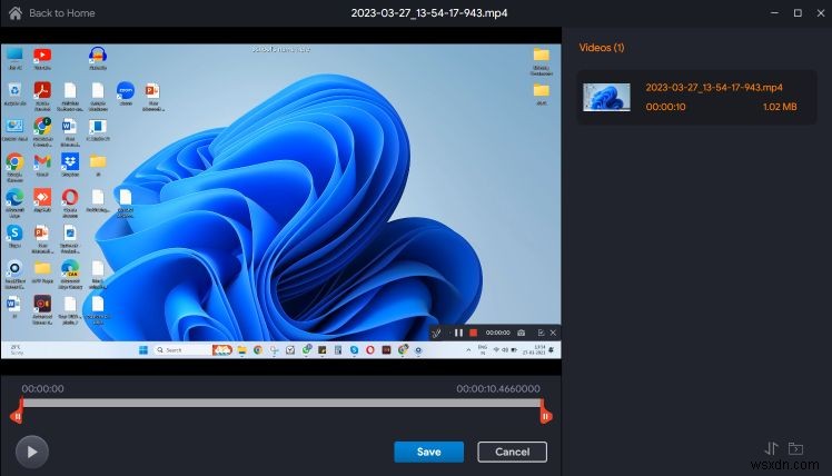 Cắt bớt bản ghi màn hình của bạn trên Windows 11/10:Hướng dẫn từng bước 