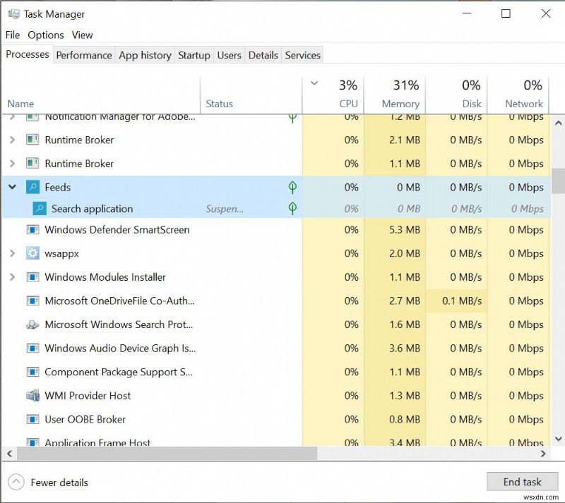 Giải quyết mức sử dụng bộ nhớ cao bằng Widget Tin tức &Sở thích trên Windows 11 