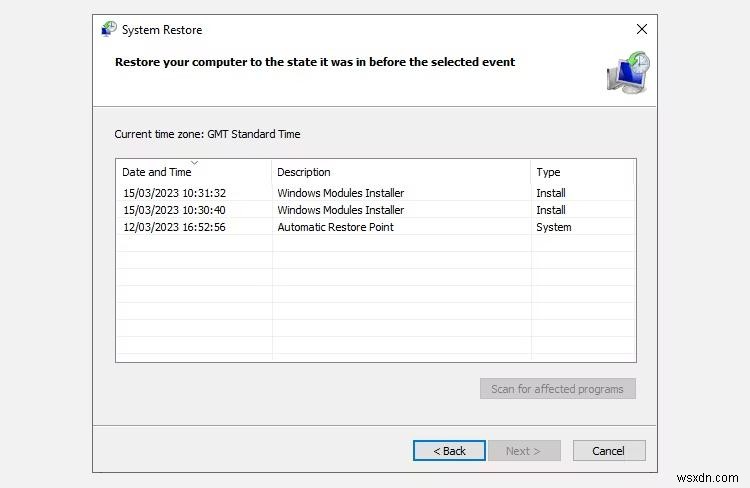 Giải quyết lỗi khôi phục hệ thống trên Windows 11:Mẹo và cách khắc phục dễ dàng