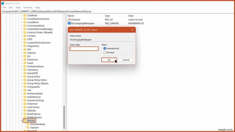 Ngăn người khác thay đổi hình nền máy tính Windows 11 của bạn – Các bước đơn giản 