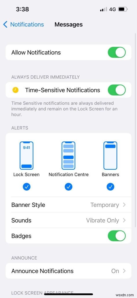 Sửa thông báo tin nhắn văn bản trên iPhone:Hướng dẫn từng bước