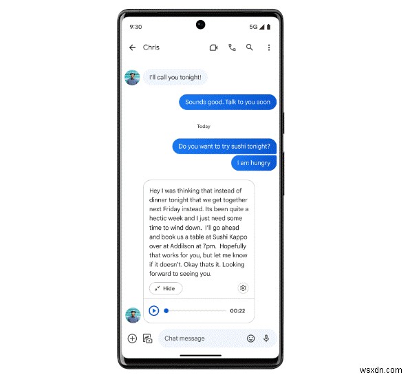 Khám phá Cập nhật tin nhắn mới nhất của Google:Thiết kế mới, tính năng mới và RCS nâng cao 