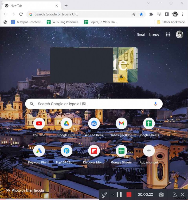Hướng dẫn từng bước:Ghi lại cửa sổ trình duyệt Google Chrome của bạn 