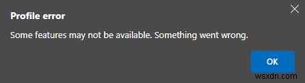 Sửa thông báo “Profile Error Occurred” trên Chrome – Giải pháp nhanh 