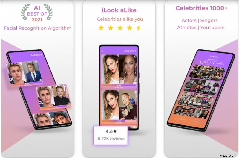Khám phá các ứng dụng trông giống người nổi tiếng nhất dành cho Android và iOS vào năm 2023 