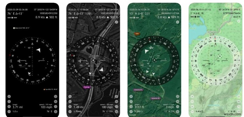 9 ứng dụng la bàn hàng đầu trên iOS:Tự tin theo dõi lộ trình, tốc độ và khoảng cách 