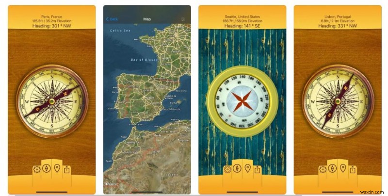 9 ứng dụng la bàn hàng đầu trên iOS:Tự tin theo dõi lộ trình, tốc độ và khoảng cách 