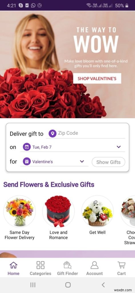 8 ứng dụng giao quà hàng đầu cho Android và iOS – Gây ngạc nhiên cho những người thân yêu ngay lập tức 