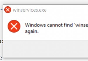 Sửa lỗi Winservices.exe trên Windows:Hướng dẫn từng bước 