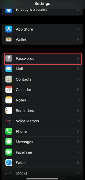 Dễ dàng xác định vị trí và quản lý mật khẩu đã lưu trên iPhone của bạn 
