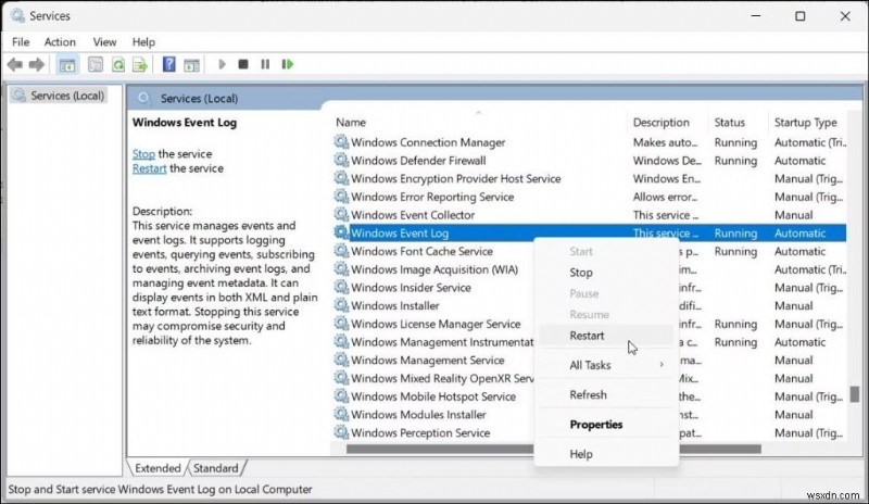 Khắc phục sự cố của Trình xem sự kiện Windows 11:Hướng dẫn khắc phục sự cố nhanh 