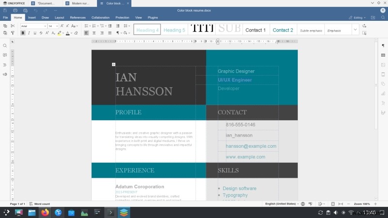 Đánh giá của OnlyOffice Desktop Editors 8.1:Các tính năng vững chắc, cần cải thiện 