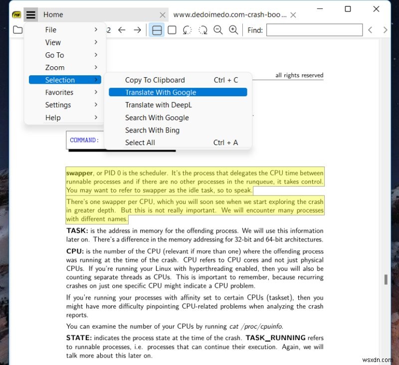 Sumatra PDF:Tốc độ, Sang trọng và Hiệu quả cho Người dùng Hiện đại 
