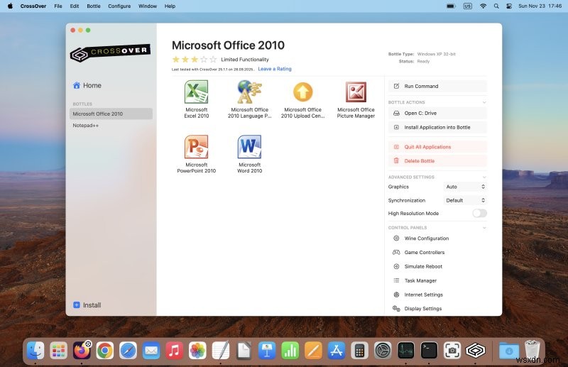 CodeWeavers CrossOver cho Mac:Trải nghiệm ứng dụng Windows liền mạch trên macOS 
