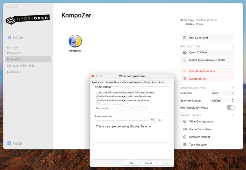 CodeWeavers CrossOver cho Mac:Trải nghiệm ứng dụng Windows liền mạch trên macOS 