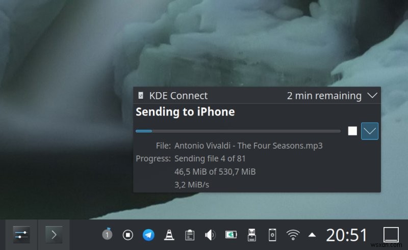 Dễ dàng chuyển nhạc cục bộ sang iPhone của bạn bằng KDE Connect 